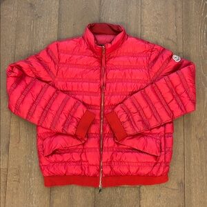 Moncler Vibrant Red Quilted Jacket